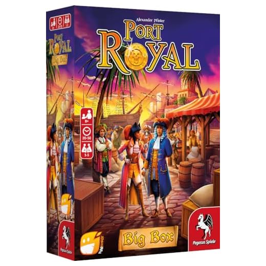 Asmodee Funforge Port Royal - Big Box - Giochi da tavolo - Gioco di carte - Stop o Ancora - a partire da 8 anni - da 1 a 5 giocatori - Versione italiana