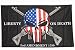 Liberty or Death 2nd Amendment USA Punisher Skull Rifles 1789 Flag 3'x5' House Banner Grommets Double Stitched Fade Resistant Premium Quality 2-04-E