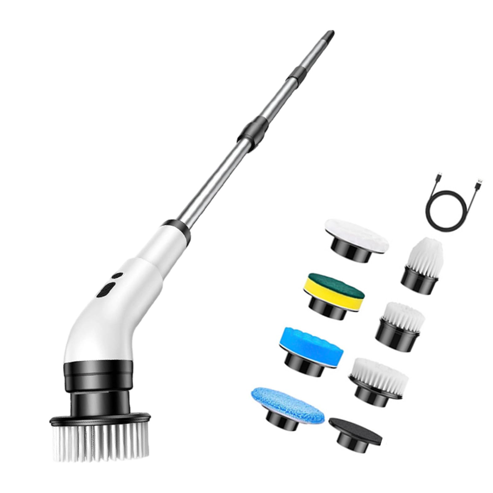 Pangboer C Shower Grout Scrub Brush, Ordless Rechargeable Electri Scourer With Long Handle For Kitchen Sink Upkeep Tasks Electri Scrubber Power Brush