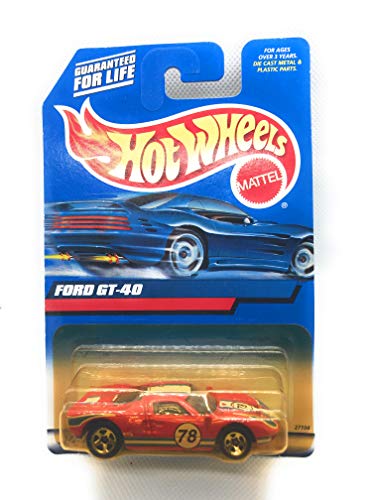HOT Wheels Ford Gt-40 2000 #139 with 5 Spokes