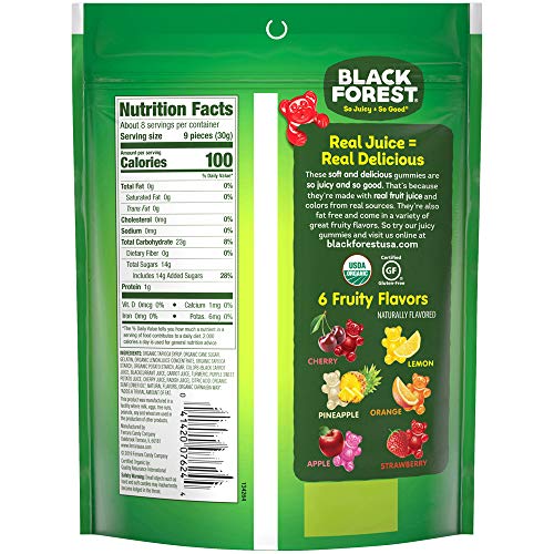Black Forest Organic Gummy Bears, 8 Ounce #TOP2