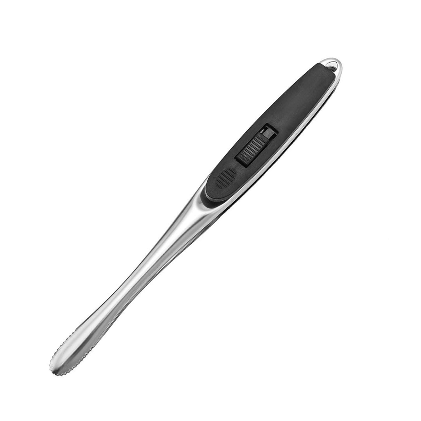 carotoe Stainless Steel BBQ Tongs with Nonslip Grip Kitchen Tool for Grilling Baking and Outdoor Cooking Stainless Steel BBQ Tongs
