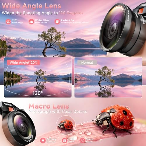 Image of 6K Digital Camera for Photography Autofocus, 64MP WiFi Vlogging Camera for YouTube with 3 inch 180 Flip Screen 16X Zoom, 64GB SD Card & 2 Batteries Pink Compact Travel Camera for Beginners Teens