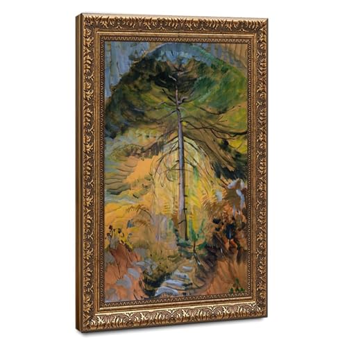 Impression sur toile WCYB Happiness decoration murale avec cadre suspendre