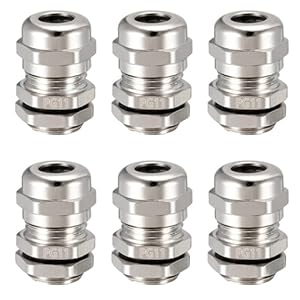 ORTAVA 6 Stück PG11 Kabelverschraubung
