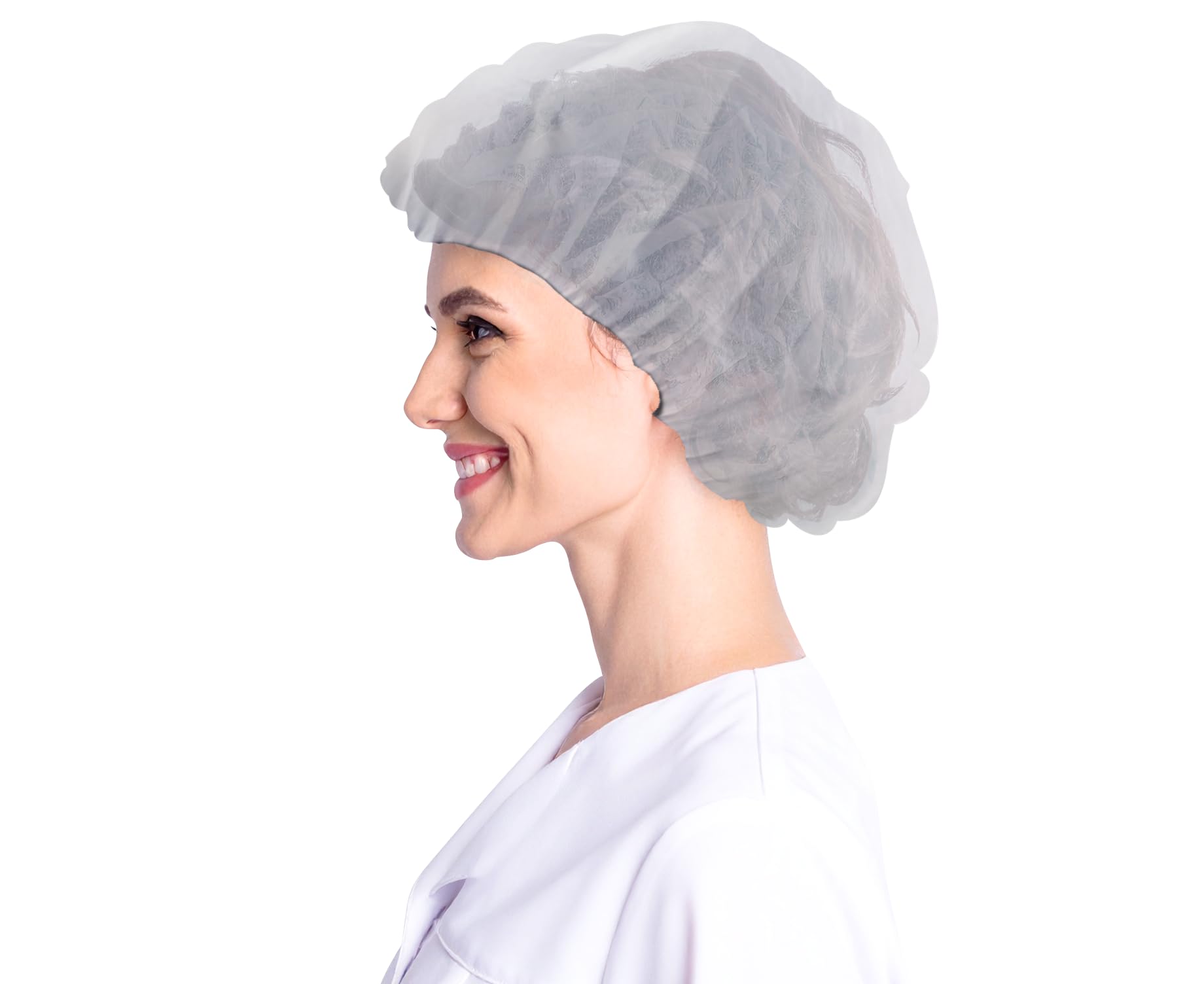 Xpose Safety Einweg-Bouffant-Kappen - Haarnetze für Lebensmitteldienst, Schönheit, Labor, Reinigung - atmungsaktiv & leicht