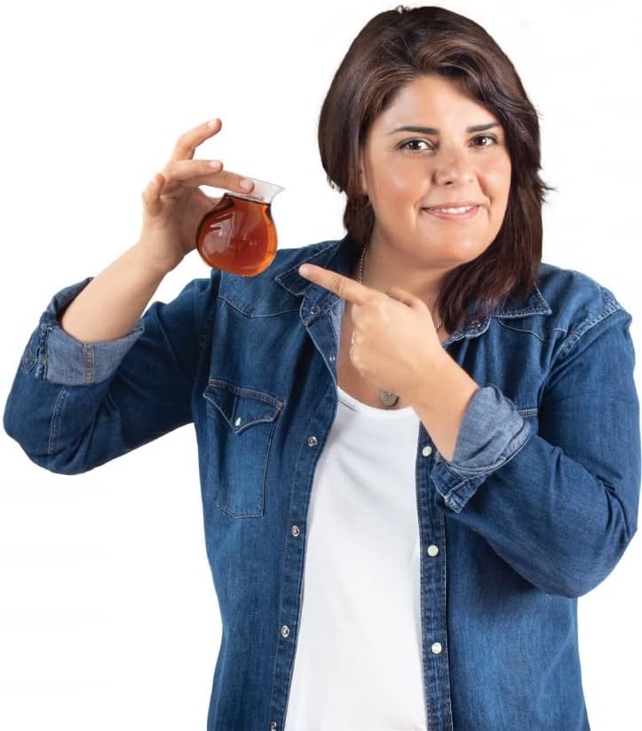 Karaca Refikadan Tatlıcan 6'li Çay Bardağı Seti, Şeffaf