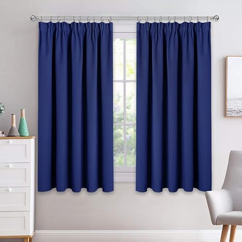 Blackout Pencil Pleat Curtains Amazon Co Uk