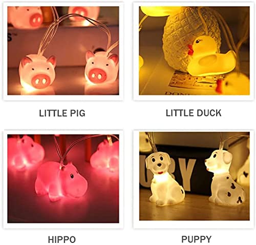 Luces de hadas a batería de 5M impermeables para decoración navideña 6