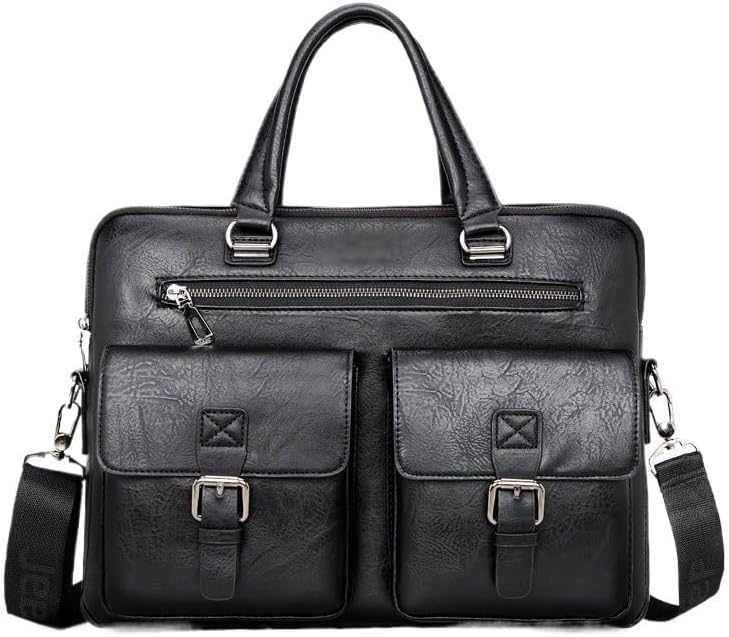 Men's Handbag Holding A Briefcase in Hand Business Shoulder Crossbody Bag