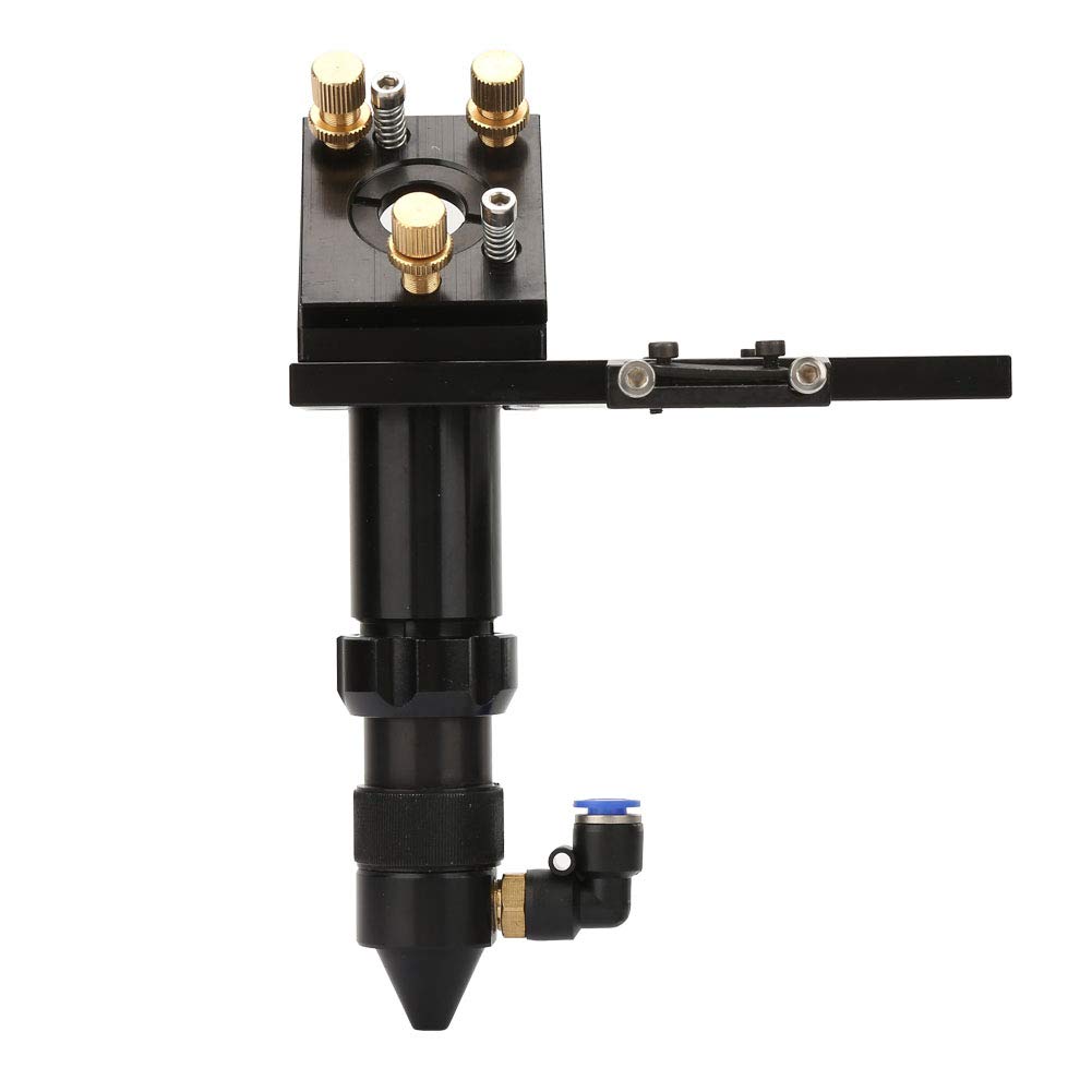 Dioche Testa Laser CO2 Lente di Messa a Fuoco della Testa del Laser CO2 D20mm FL50.8/101.6mm per Incisore Parti di Macchine da Taglio(Testa Laser Singola)