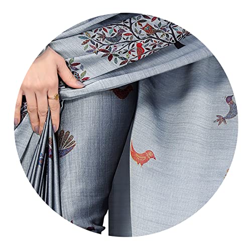 Image of MIRCHI FASHION Women Saree Chiffon Flower Print | Breathable Lightweight Sari for Office and Daily Use with Unstitched Blouse Piece (Available in 30 Styles)