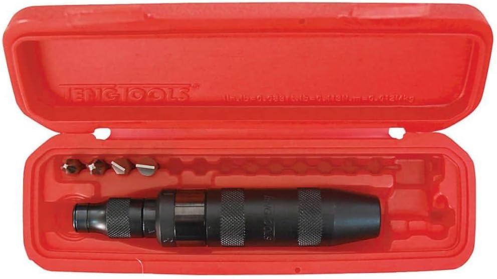 Teng Tools Manual Impact Screwdriver 1/2 Inch Drive Square, 5/16 Inch Hex Bits, Removing Tough Fastenings - ID506
