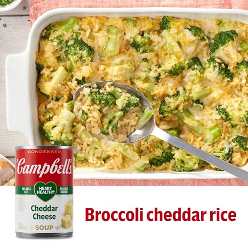 Image of Campbell's Condensed Heart Healthy Cheddar Cheese Soup, 10.75 oz Can (Pack of 5)