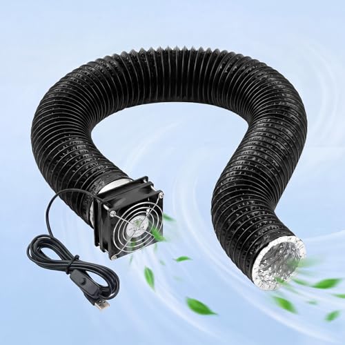 Baquler Fan Fume Extraction Kit for 3D Printer Enclosure 4000 RPM High-Efficiency Ventilation Low Noise Fan with Exhaust