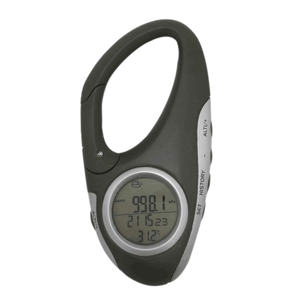Digital Altimeter Handheld Electronic Gauge Thermometer Barometer Carabiner Altimeter for Outdoor Hiking Altimeter-picture-29