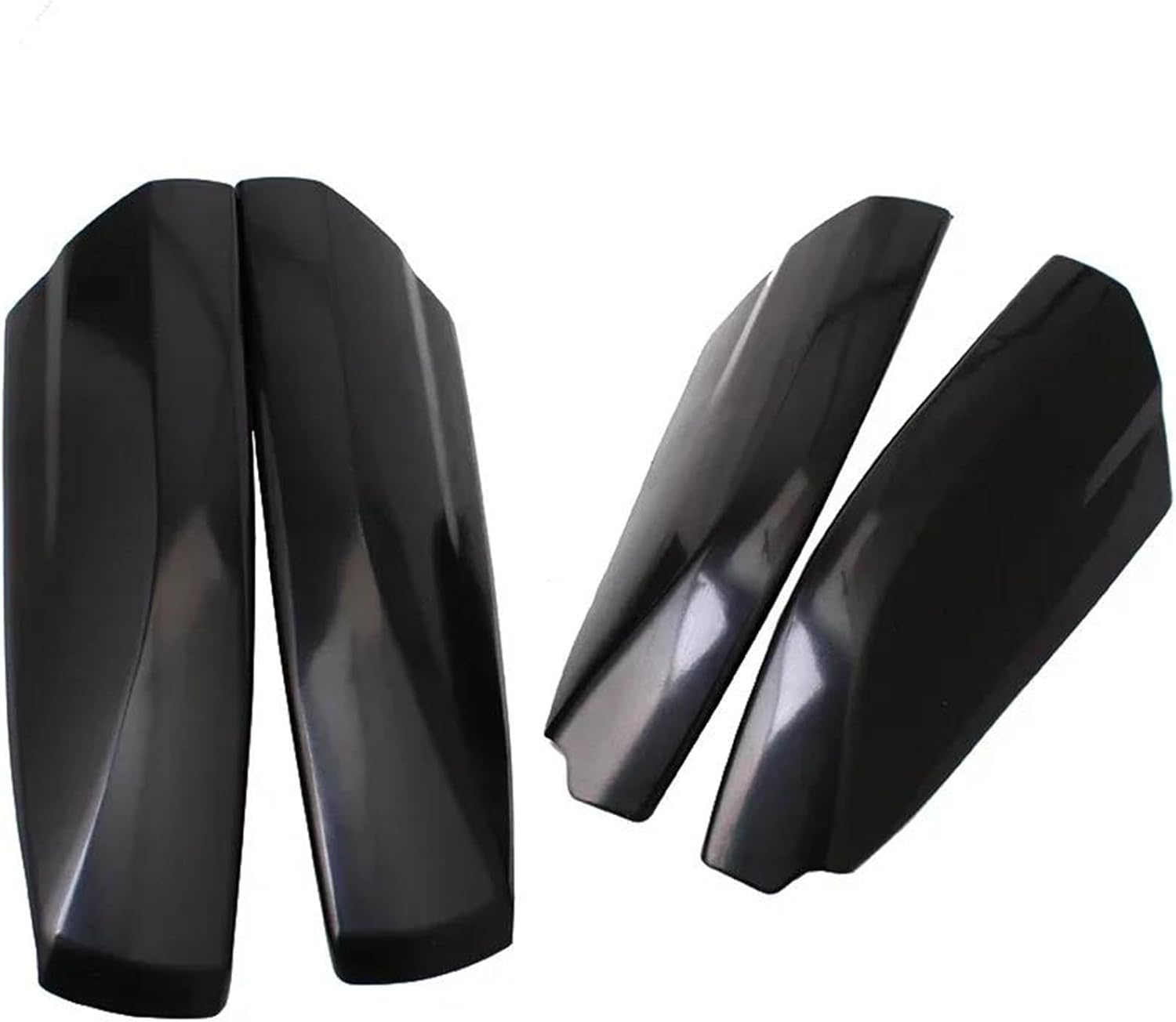 Car Roof Rack Cross Bars Roof Rack Rails End Cap Protection Cover Shell for Toyota for Highlander 2008-2013/Rails Covers Black Replace Parts