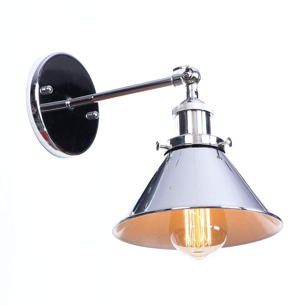 IvyLoutish Modern Wall Light Fabric Rustic Wall Sconces Indoor Wall Lighting Vanity Light for Bathroom Wall Mount Light for Bedroom Living Room Hallway Stairway