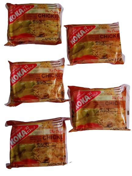 KOKA Oriental Instant Noodle || The original Chicken Flavour Noodles (85g X Pack of 5)-image-28