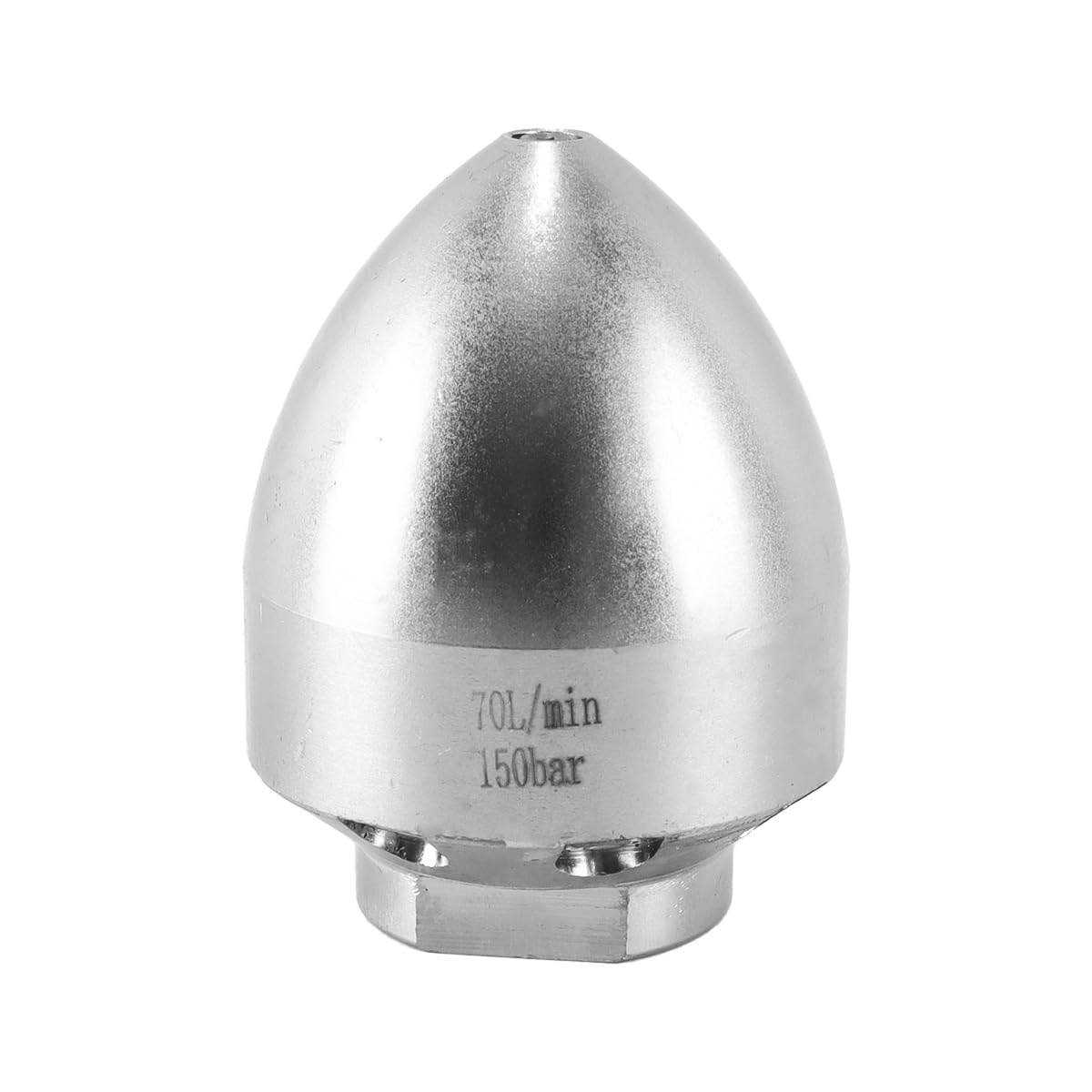 Buse de vidange inox G1/2" haute précision avec tête de dragage robuste