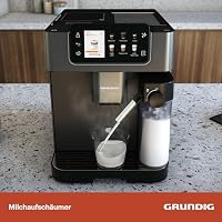 Grundig KVA 8230 Kaffeevollautomat | 18 Kaffeespezialitäten inkl. Cold Brew, 13-Stufiges Mahlwerk & Milchschäumer | 1350 W, 19 Bar – Ansicht 3