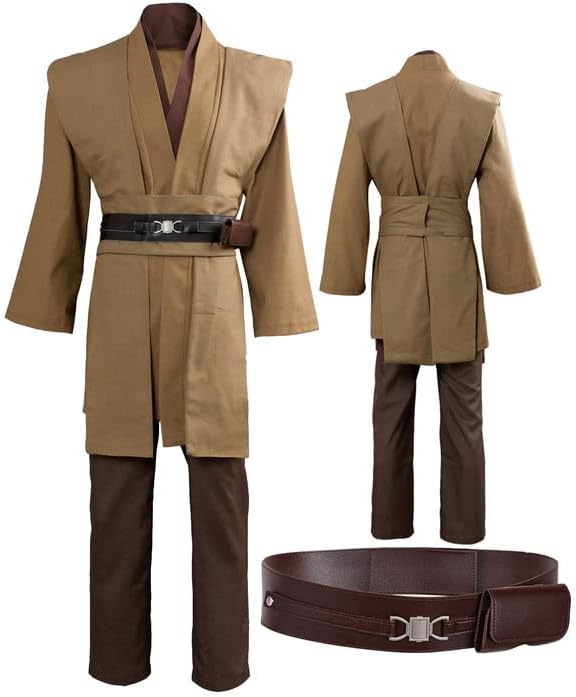 Tunic Hooded Robe Halloween Cosplay Costume for Mens Three Versions