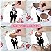MORDUN Floral Bridal Shower Games - Who Has The Groom Scratch Off Celebrity Cards Tickets for 48 Guests - Funny Bachelorette Party Games Ideas - Rose Gold White