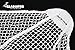 Gladiator Lacrosse LLC 5mm Replacement Lacrosse Goal Net 6'x6' - Round Corners - Heavy Duty Gladiator Backyard Practice Net (High School Grade), White (05028)