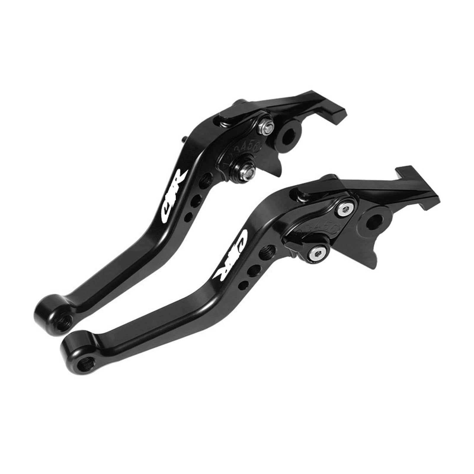 Wkdyriwo Black For Hon&Da Cbr Cbr250r Cbr300r Cbr500r Motorcycle Short Brake Clutch Lever Aluminum Cnc Adjustable Motorbike Motorcycle Brake Clutch Levers