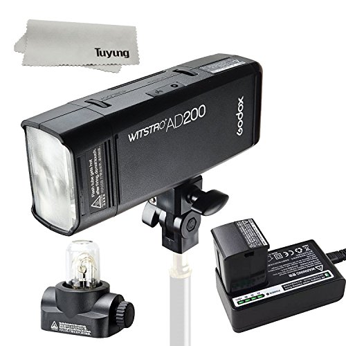Godox Ad200 Has 200Ws Gn 60 High Speed Sync Flash Strobe Built-In 2.4G Wireless X System To Achieve Ttl 2900Mah Battery To Provide 500 Full Power Flashes Recycle In 0.01-2.1 Second #TOP20