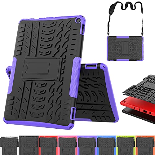 �uDoo�vFire HD 10 �P�[�X Fire HD 10 Plus �J�o�[ 2021�N���� ��11���� �^�u���b�g�P�[�X �X�^���h�� �ϏՌ� �l������ �d�� PC+�\�t�gTPU �ɏՃS�� ���M�b�h ��d�\�� ����~�� �L�Y�h�~ �q�� �V�����_�[ �X�g��