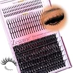 Fluffy Lash Clusters With Spikes 100D Thick Eyelash Clusters With Bottom Lash Cluster Long Fluffy Individual Lashes 10-18MM Volume DIY Lash Extensions Wispy Eyelash Extensions 288Pcs by Zegaine