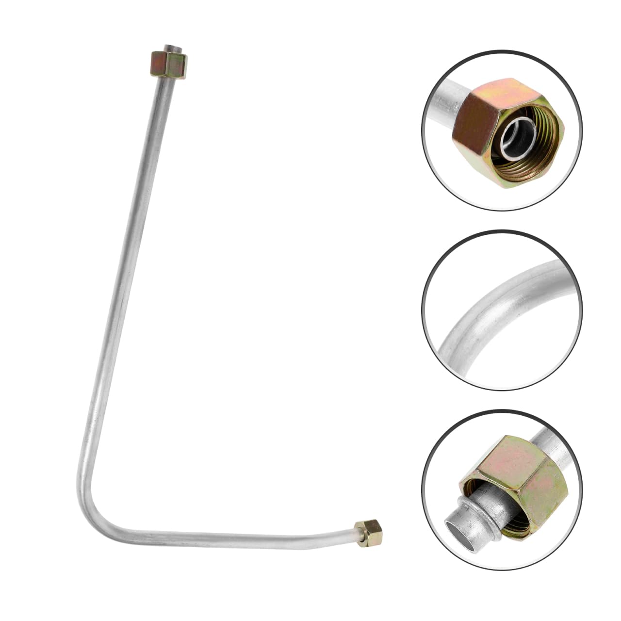 GARVALON Tubo De Escape De Aluminio Para Compresor De Aire Repuesto 530Mm Manguera Neumática Ligera Para Taller Y Garaje