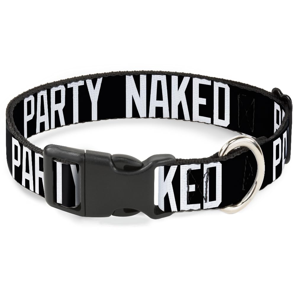 Collier à clip plastique Naked réglable de 8 à 30,5 cm pour chien