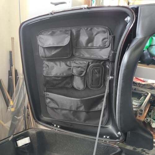 Organizador para tapa de Tour Pack para motocicleta miniatura 3