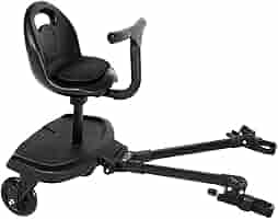 Pedana Passeggino Universale Con Sedile - Per Secondo Bambino 2-6 Anni - Schienale, Braccioli, Ruote