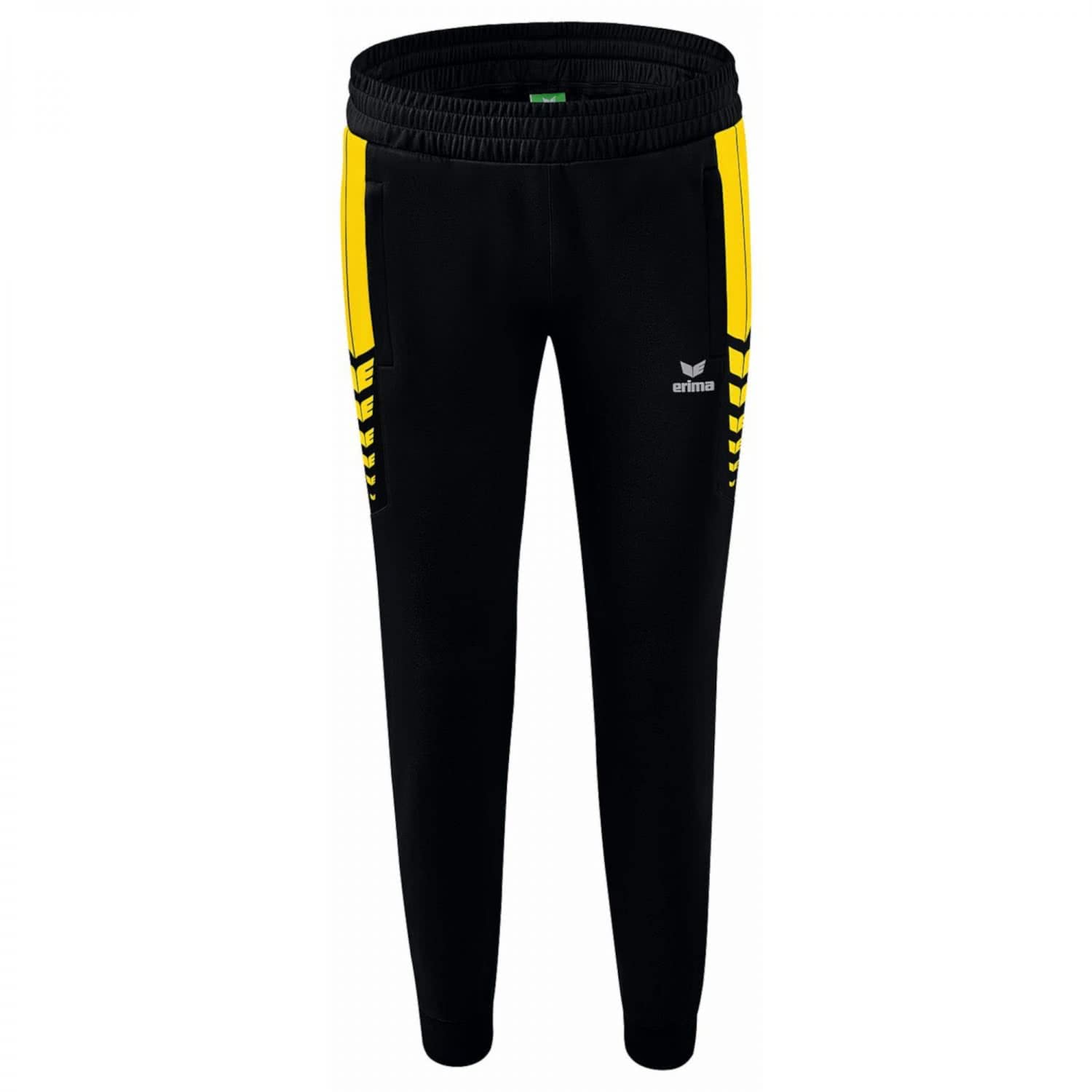 Erima Women's Six Wings Worker Pants (1102215), Black/Yellow, 38