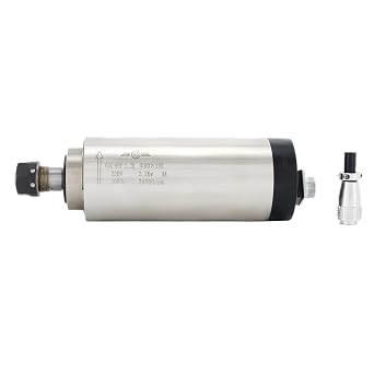 2.2kw ER20 Air Cooled Cooling Spindle Motor Router Milling kit + HY HuanYang Inverter VFDJust Spindle
