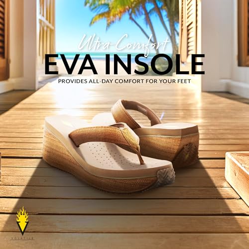 VOLATILE Women's Bahama Wedge Sandal4