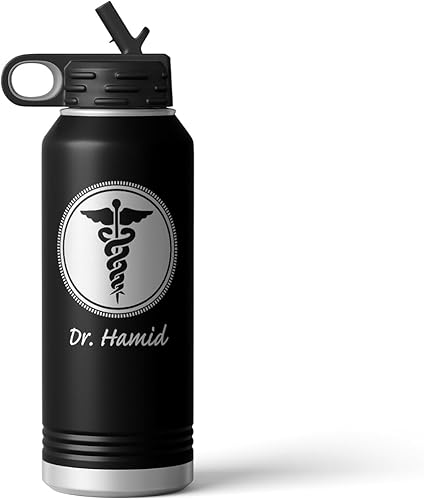 Alterd Industries - Regalo para médicos, regalos para hombres y mujeres, regalos para el doctor, vaso, botella de agua, accesorios, kit, conjunto