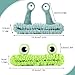 Molain 2Pcs Frog Headband for Face Wash, Spa Hair Bands, Makeup, Women's Cartoon Cute Coral Fleece Elastic Creative Hair Accessories for Washing Face, Shower, Sports, Beauty, Skincare