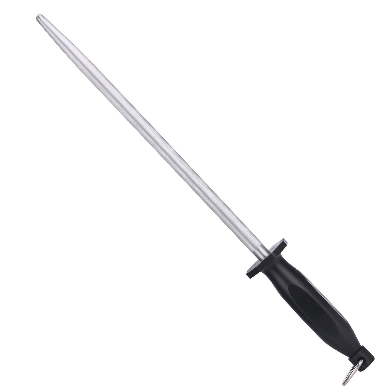 CTRLZS Sharpening Steel & Oval Household Sharpening Rod or Stick,Professional Chef Honing Rod, Sharpener,31Cm