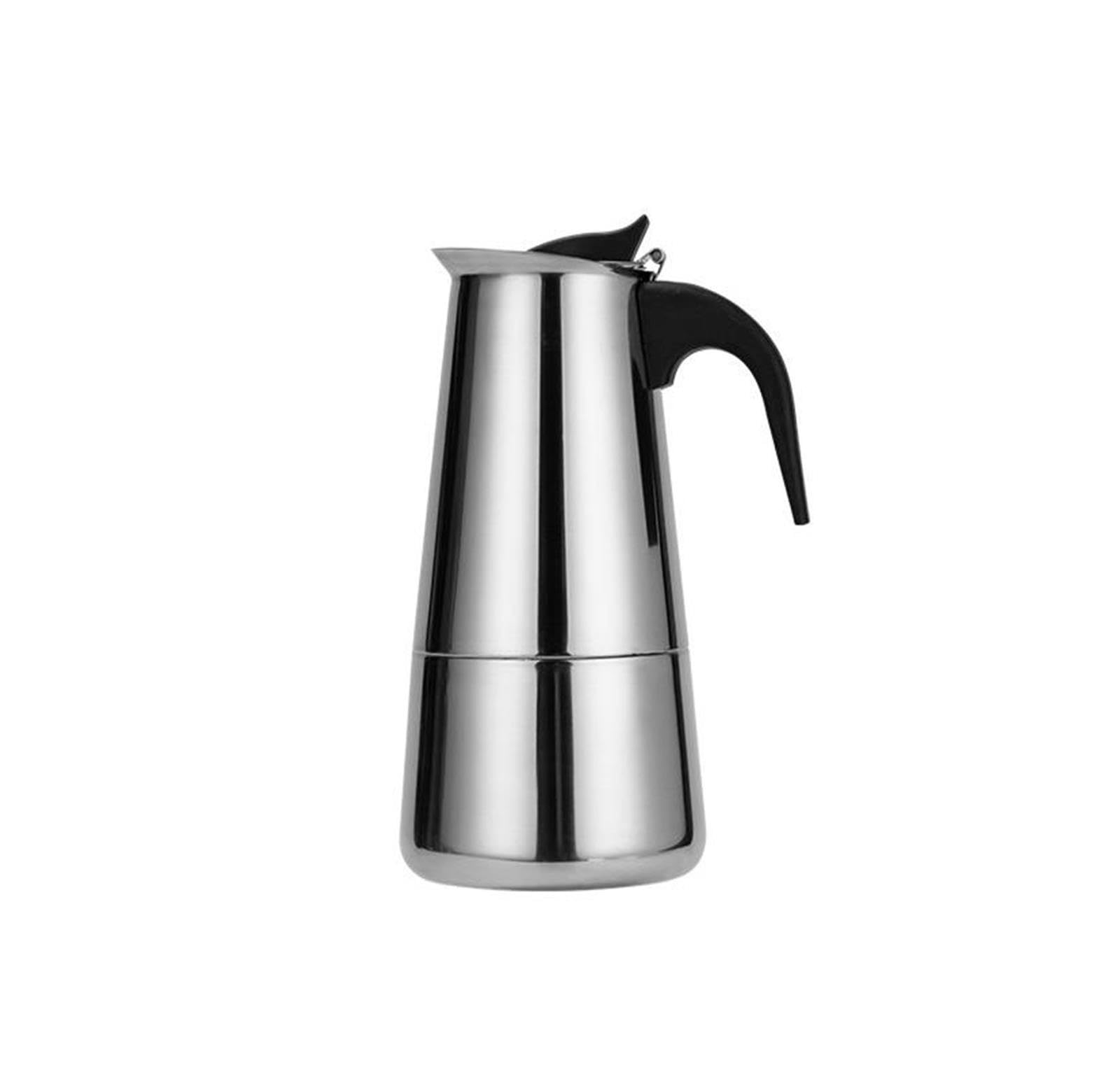 Moka Ottagonale 50-600ml Caffettiera Italiana Espresso Alluminio A/B
