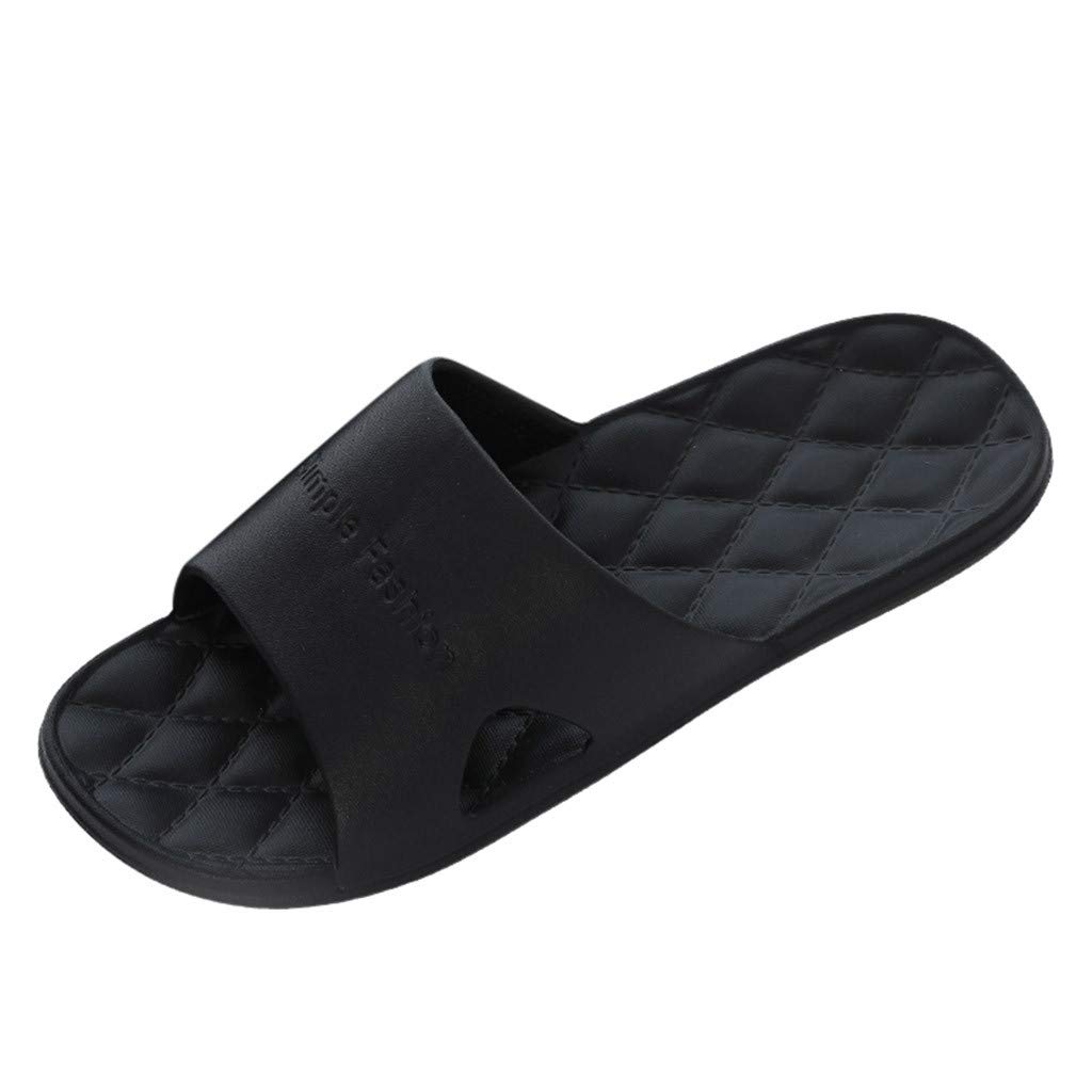 AnFeng Home Shower Pool Fashion Casual Non-Slip Shoes Mens Couples Bathroom Slippers Mens Slipper Mens Slippers Memory Foam