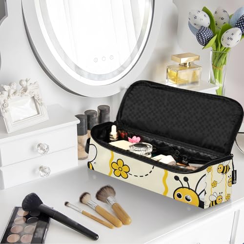 2-in-1 Estuche de viaje para rizador y alfombrilla resistente al calor, organizador portátil para herramientas de cabello miniatura 7