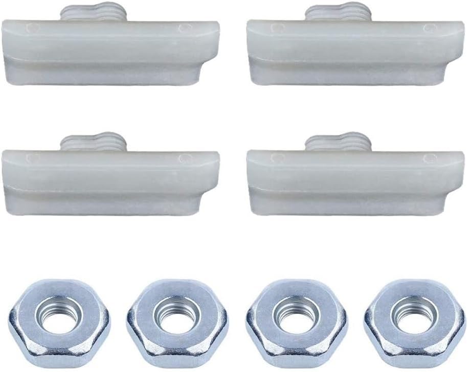 Pack of 4 Sprocket Cover Bar Nut Bumper Strip Kit Fit for MS291 MS311 MS341 MS361 MS361C MS362 MS391 MS441 Chainsaw