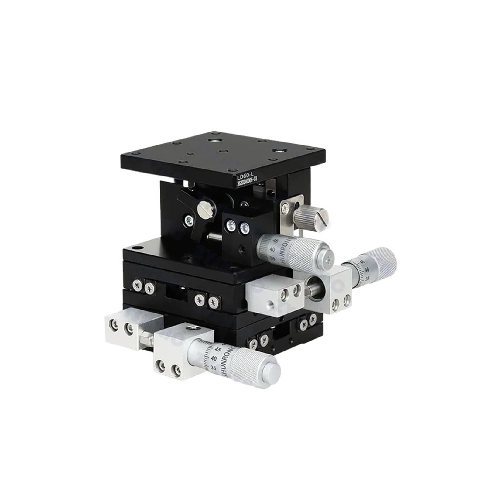 EZLUIYLDH Micrometer Linear Stage Manual Displacement Platform XYZ Axis 25/40/60mm(LD40-LM)