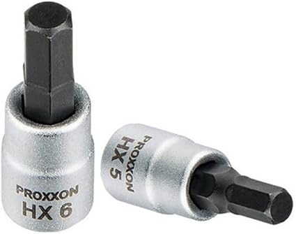 PROXXON Innensechskant-Bit 8 Mm – Antrieb 10 Mm (3/8 Zoll), Länge 50 Mm, Robuste Qualität