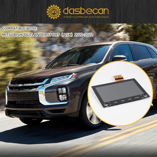 Dasbecan 8" Touch Digitizer LCD Screen with 2 knobs Compatible with 19-21 Mitsubishi Outlander Sport Mitsubishi ASX Replaces 8740A040 8740A130 8740A076 Glass by Dasbecan - Image 5