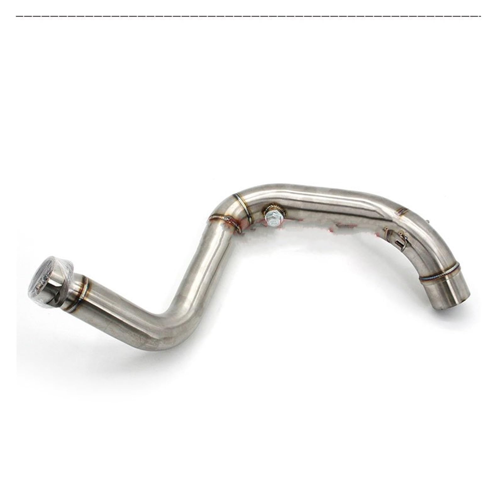 Motorrad Endschalldämpfer Auspuff Endstück Für G310 G310R Motorrad Auspuff Slip-on Motocross Vorderrohr Modifiziertes Edelstahl Auspuff Vollsystem Verbindungsrohr
